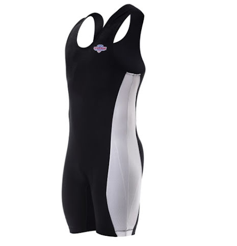 Titan Triumph Singlet Svart Vit - Medium